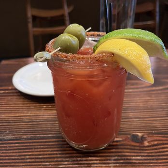 Cypress Hall - Bloody Mary with homemade tomato mix - New American Near Me - New Bern, North Carolina Cypress Hall - Bloody Mary with homemade tomato mix - New American Near Me - New Bern, North Carolina
