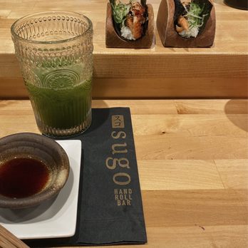 Sugo Hand Roll Bar - Matcha magic matcha and torched eel - Sushi Bars Near Me - Seattle, Washington Sugo Hand Roll Bar - Matcha magic matcha and torched eel - Sushi Bars Near Me - Seattle, Washington