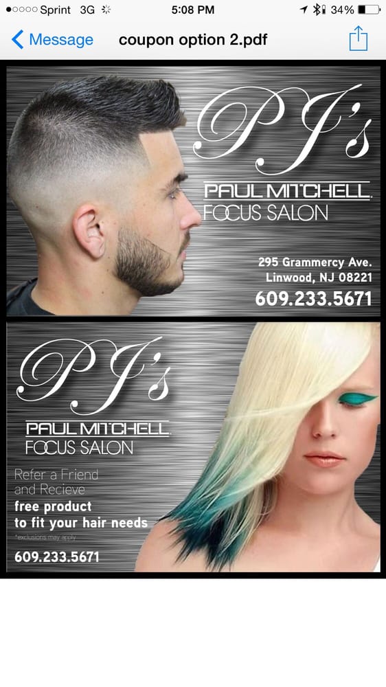 PJ'S Hair Studio Logo
