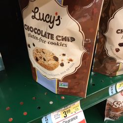 Jewel-Osco - Torn bag sitting on the shelf for sale.
