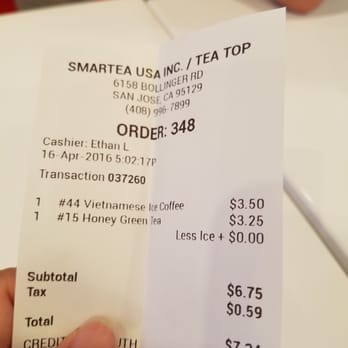 Tea Top - Coffee & Tea Near Me - San Jose, California