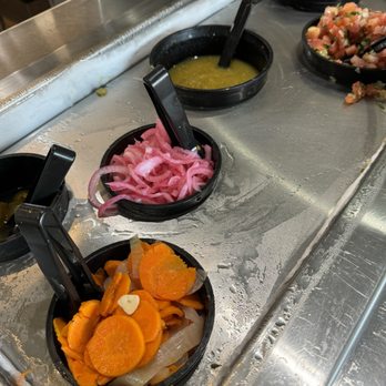 Sharky's Woodfired Mexican Grill - Salsa bar - Mexican Near Me - Studio City, California Sharky's Woodfired Mexican Grill - Salsa bar - Mexican Near Me - Studio City, California