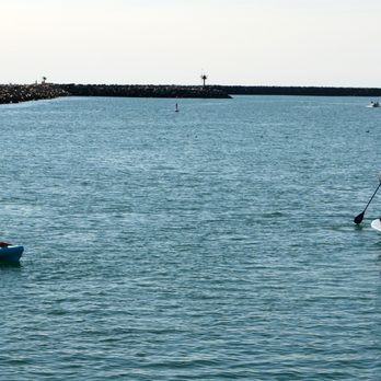 Oceanside Harbor - Kayaking on the left, Paddle Boarding on the Right - Boating Near Me - Oceanside, California