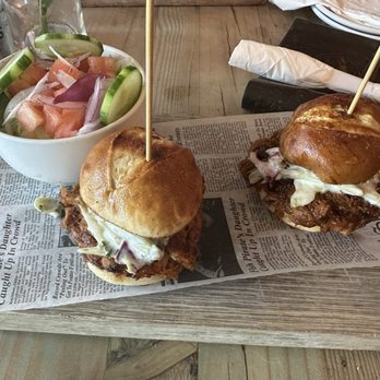 Restoration Kitchen & Cocktails - Pulled Pork Sliders - New American Near Me - Lindenhurst, New York Restoration Kitchen & Cocktails - Pulled Pork Sliders - New American Near Me - Lindenhurst, New York