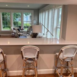 Mathias Construction - Open concept , installation of LVL and stone . Wellesley ,Ma