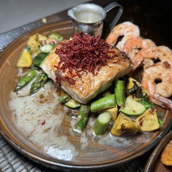 Descanso - Sea bass and shrimp - Mexican Near Me - Costa Mesa, California Descanso - Sea bass and shrimp - Mexican Near Me - Costa Mesa, California