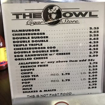 Owl Cigar Store - American Near Me - Canon City, Colorado