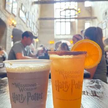 Leaky Cauldron™ - Butterbeer and Otter's Fizzy Orange Juice - British Near Me - Orlando, Florida Leaky Cauldron™ - Butterbeer and Otter's Fizzy Orange Juice - British Near Me - Orlando, Florida