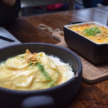 Green Leaf Cafe - Tornado Omelette  Creamy Jalapeño   Kimchi Cheese Linguine - Sushi Bars Near Me - Burnaby, British Columbia