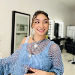 Rose Aesthetics - Happy Client after brows Threading!