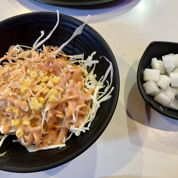 99 K-Chicken & Pizza - a bowl of shredded corn and cheese - Chicken Wings Near Me - Johns Creek, Georgia