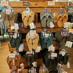 South End Surf Shop - Rainbow Sandals. My kind of place
