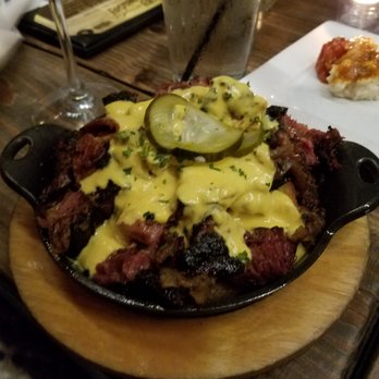 Bosscat Kitchen & Libations - Pastrami "Hot Brown". Friends enjoyed this. - New American Near Me - Irvine, California