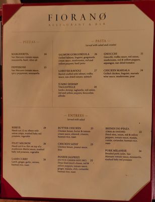 Menu photo 2 Fiorano Barboursville, VA