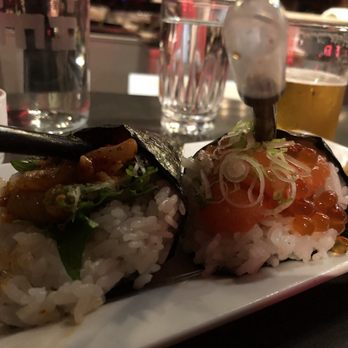 Umami - Ika and sake handrolls - Sushi Bars Near Me - Pittsburgh, Pennsylvania Umami - Ika and sake handrolls - Sushi Bars Near Me - Pittsburgh, Pennsylvania