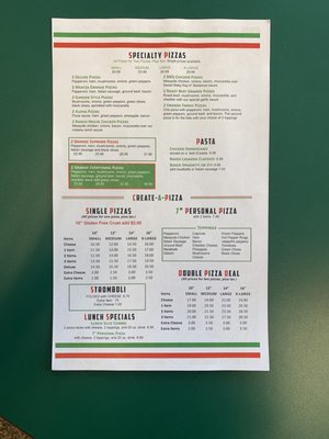 Menu photo 1 Pizzeria Grande Rockford, MI Menu photo 1 Pizzeria Grande Rockford, MI