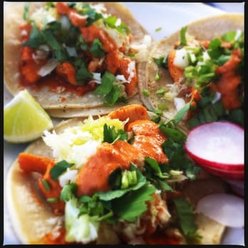 Pastorcillos Tacos - Three chicken tacos, just for me - Food Trucks Near Me - Newberg, Oregon