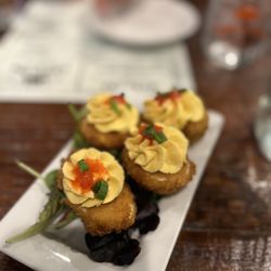 Carolina Lowcountry Kitchen - Best Deviled Eggs ever! Panko crusted!