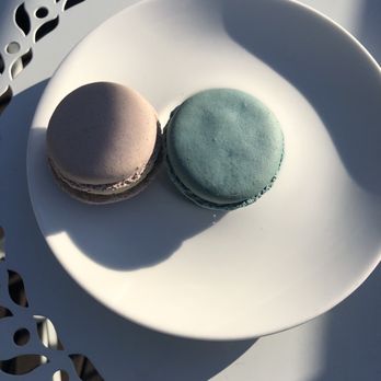 Bakery Nouveau - Earl gray macaroon and lavender macaroon. - Patisserie/Cake Shop Near Me - Burien, Washington Bakery Nouveau - Earl gray macaroon and lavender macaroon. - Patisserie/Cake Shop Near Me - Burien, Washington