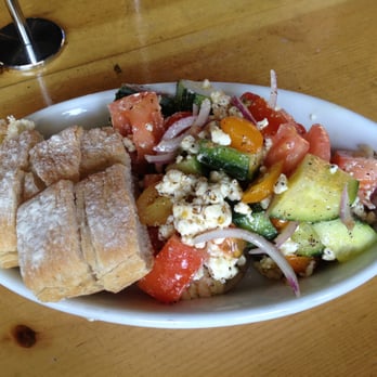 Kentro Greek Kitchen - Beautiful Horiatiki Salad - Greek Near Me - Fullerton, California Kentro Greek Kitchen - Beautiful Horiatiki Salad - Greek Near Me - Fullerton, California