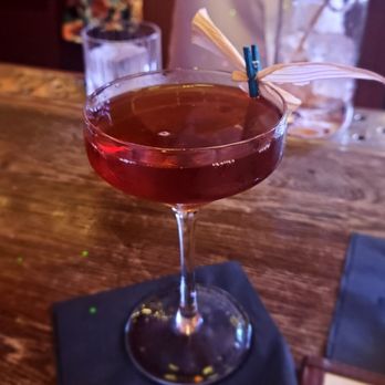 Ghost Donkey - Smoked Corn & Coconut Manhattan, $18 - Mexican Near Me - Las Vegas, Nevada