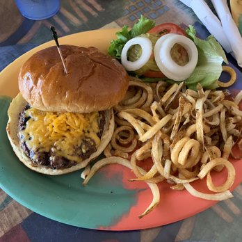 Old Neighborhood Grill - Classic Burger (with cheddar) - American Near Me - Fort Worth, Texas