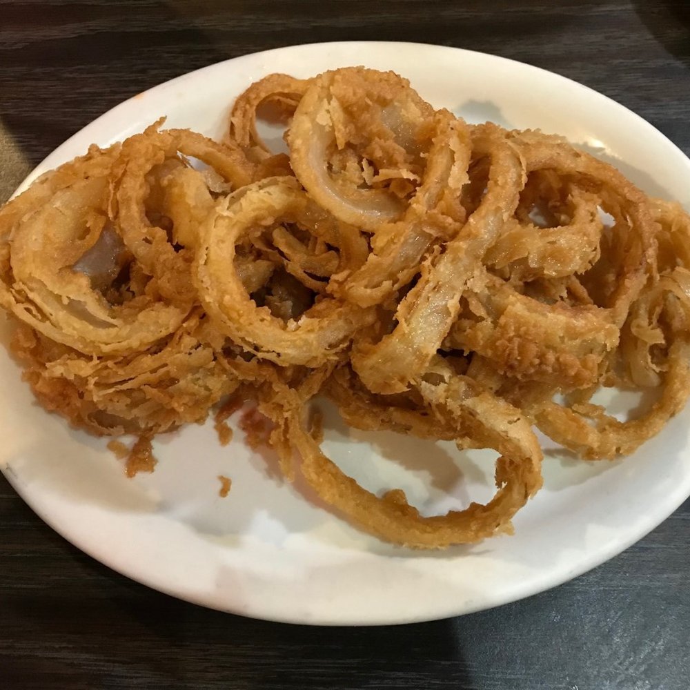 Hagy's Catfish Hotel - batter dipped onion rings - Seafood Near Me - Shiloh, Tennessee Hagy's Catfish Hotel - batter dipped onion rings - Seafood Near Me - Shiloh, Tennessee