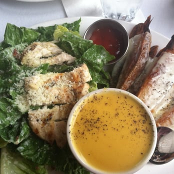 Impudent Oyster - "gypsy lunch." Grilled chicken caesar salad w/ cream of butternut squash soup + "duck fries" (potato wedges covered in cheese). - Seafood Near Me - Chatham, Massachusetts Impudent Oyster - "gypsy lunch." Grilled chicken caesar salad w/ cream of butternut squash soup + "duck fries" (potato wedges covered in cheese). - Seafood Near Me - Chatham, Massachusetts