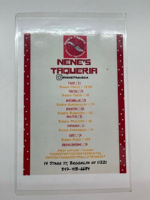 Menu photo 7 Nenes Deli Taqueria Brooklyn, NY Menu photo 7 Nenes Deli Taqueria Brooklyn, NY