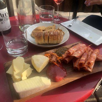 Webster’s Wine Bar - Cheese Plate- a Trio of Artisan Cheese & Accompaniments with goose salami - Wine Bars Near Me - Chicago, Illinois Webster’s Wine Bar - Cheese Plate- a Trio of Artisan Cheese & Accompaniments with goose salami - Wine Bars Near Me - Chicago, Illinois