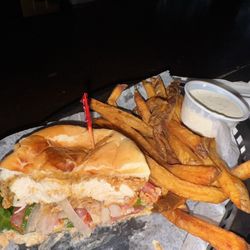 Ermis’ at Frydek - Crispy chicken sandwich with hand cut fries and homemade ranch.