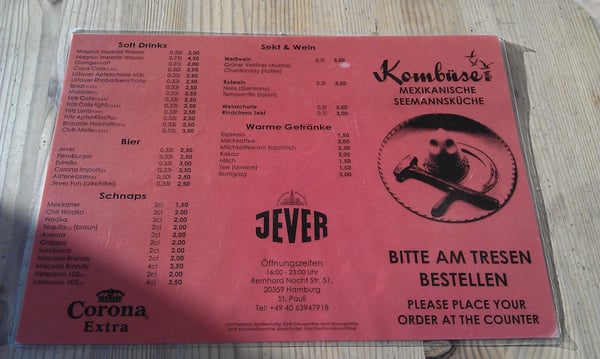 Menu photo 7 Kombüse Hamburg, HH