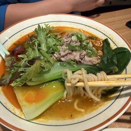Golden Sour Beef Noodle Soup