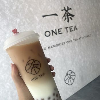 One Tea - One Tea Signature Blend milk tea with Golden Boba - Bubble Tea Near Me - Temple City, California