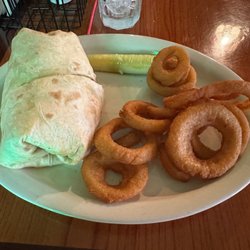River Boat Depot - Grilled chicken bacon bbq and ranch wrap