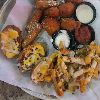 Firehouse Southwest Station - The sampler for $19.95 Was okay - American Near Me - Bakersfield, California Firehouse Southwest Station - The sampler for $19.95 Was okay - American Near Me - Bakersfield, California