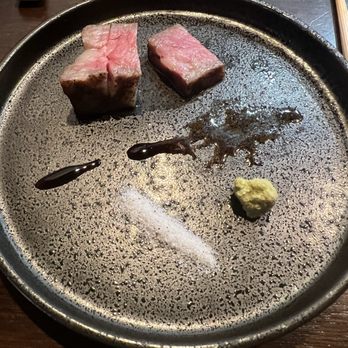 Yuji - Wagyu - took a bite before remembering photo! - Japanese Near Me - San Francisco, California Yuji - Wagyu - took a bite before remembering photo! - Japanese Near Me - San Francisco, California
