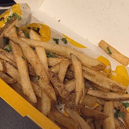 Truffle fries dry Truffle fries dry
