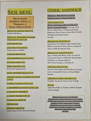Menu photo 6 The Morning Fork Sacramento, CA Menu photo 6 The Morning Fork Sacramento, CA