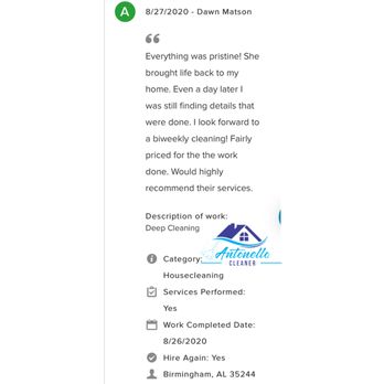 Antonella Cleaning Services - Review's - Home Cleaning Near Me Antonella Cleaning Services - Review's - Home Cleaning Near Me