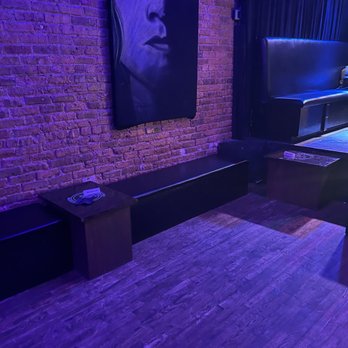 Bassline - a pool table in a room with a brick wall - Venues & Event Spaces Near Me - Chicago, Illinois