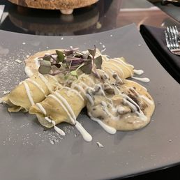 Mushroom crepes Mushroom crepes