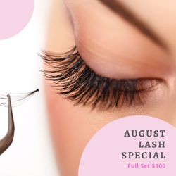 Sweety's Skincare and Lashes - August Specials!!!!