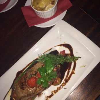 Südhang - Angus beef prepared perfectly with a side of potatoes au gratin - Modern European Near Me - Hamburg, HH Südhang - Angus beef prepared perfectly with a side of potatoes au gratin - Modern European Near Me - Hamburg, HH