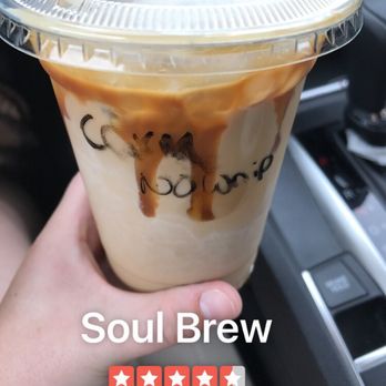Soul Brew - Iced Carmel Latte is on point - Coffee & Tea Near Me - Saint James, New York Soul Brew - Iced Carmel Latte is on point - Coffee & Tea Near Me - Saint James, New York