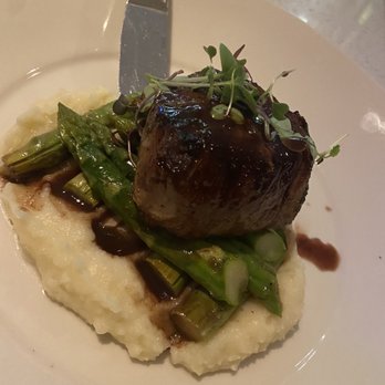 Caffé Milano - 8oz Filet w/ Truffle Mash Potatoes & Asparagus - Italian Near Me - Naples, Florida Caffé Milano - 8oz Filet w/ Truffle Mash Potatoes & Asparagus - Italian Near Me - Naples, Florida