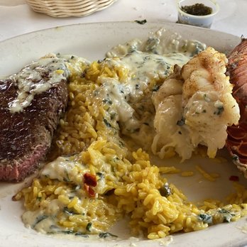 Rossellinis - Surf and turf (8 ounce steak and lobster tail) - Italian Near Me - Daytona Beach, Florida