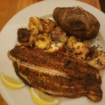 Sunset Grille - Blackened Seafood Combo - Seafood Near Me - Saint Augustine, Florida Sunset Grille - Blackened Seafood Combo - Seafood Near Me - Saint Augustine, Florida