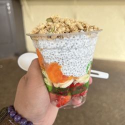 Rainbow Mall - chia seed parfait