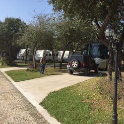 Estes RV Park - Main row of spots.